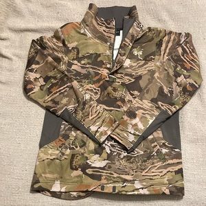 Under Armour Threadborne 1/4 Zip Snap Camo Jacket Women’s Hunting Jacket